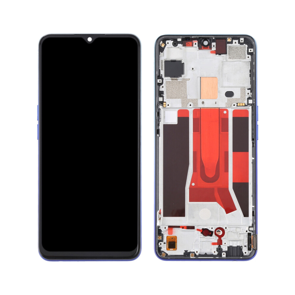 (Blue) Grade C Lcd Screen+Frame For Oppo Reno3 5G/Reno3 Youth/F15/Find X2 Lite/K7 (2 Blue 6914278123955