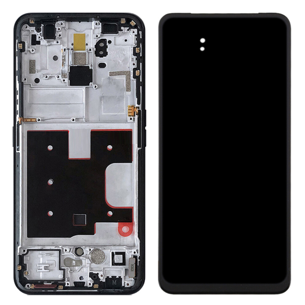 (Black) For Oppo Reno2 Z/Reno2 F Grade C Oled Screen And Digitizer Assembly+Frame Repair Part (Without Logo) Black 6914277664459