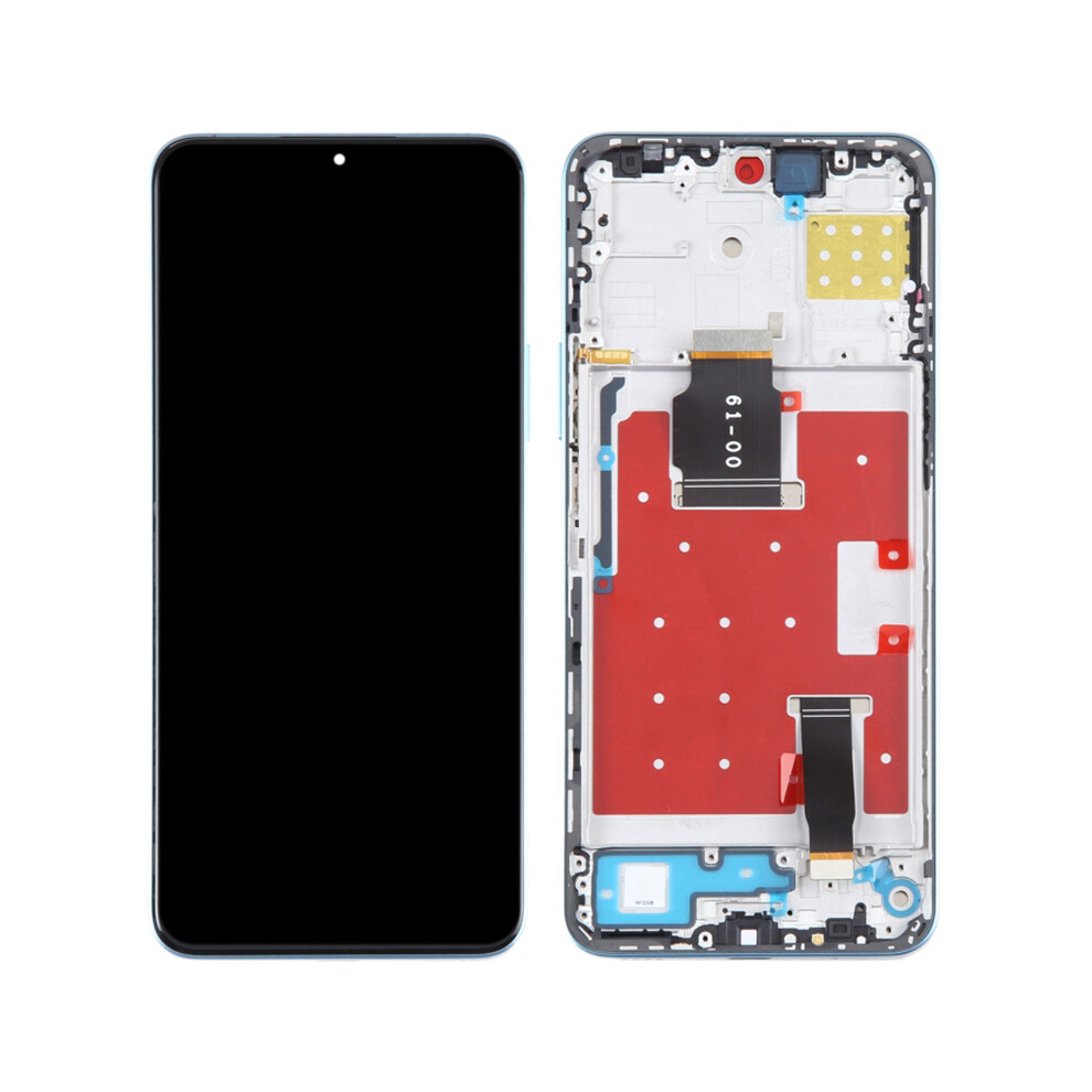 (Blue) For Honor X8a 4G Oem Grade S Lcd Screen And Digitizer Assembly+Frame Replacement Part (Without Logo) Blue 6914277944988