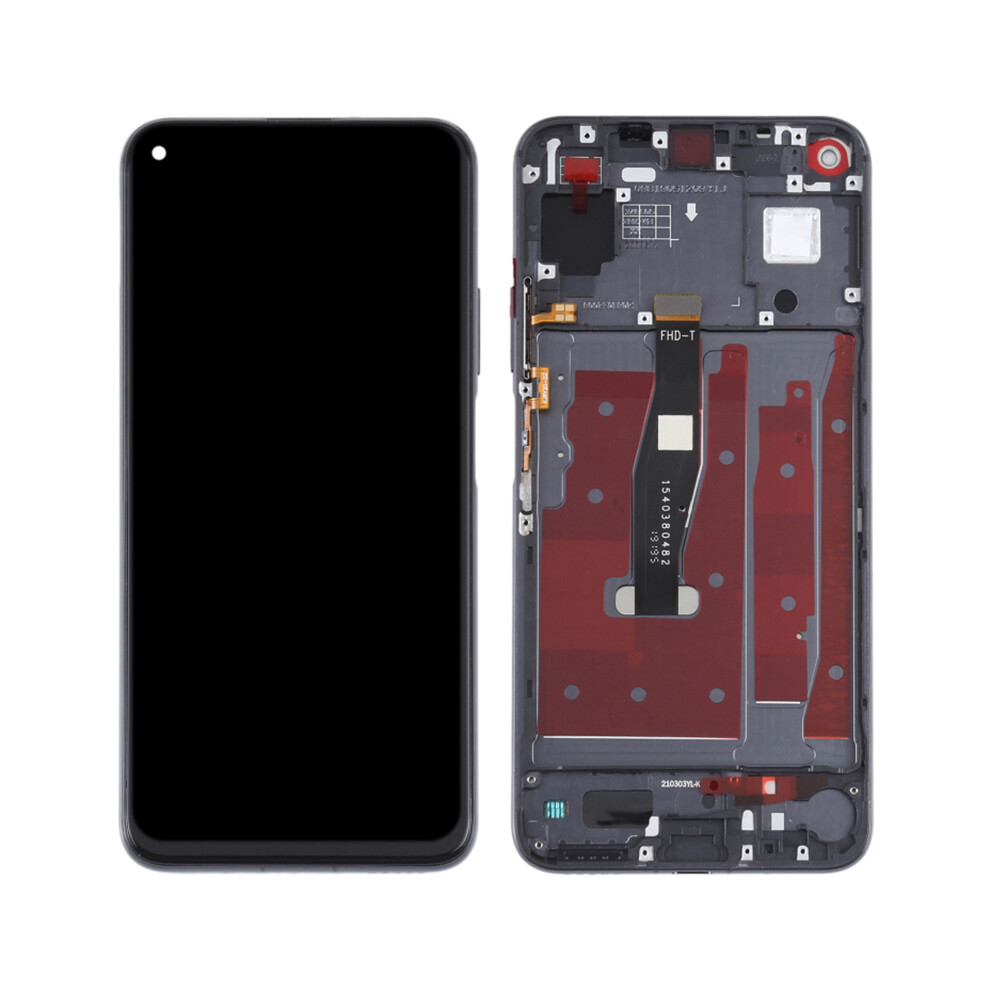 (Black) For Honor 20/Huawei Nova 5T 4G Grade C Lcd Screen And Digitizer Assembly+Frame Part (Cog Technology) (Without Logo) Black 6914270597785