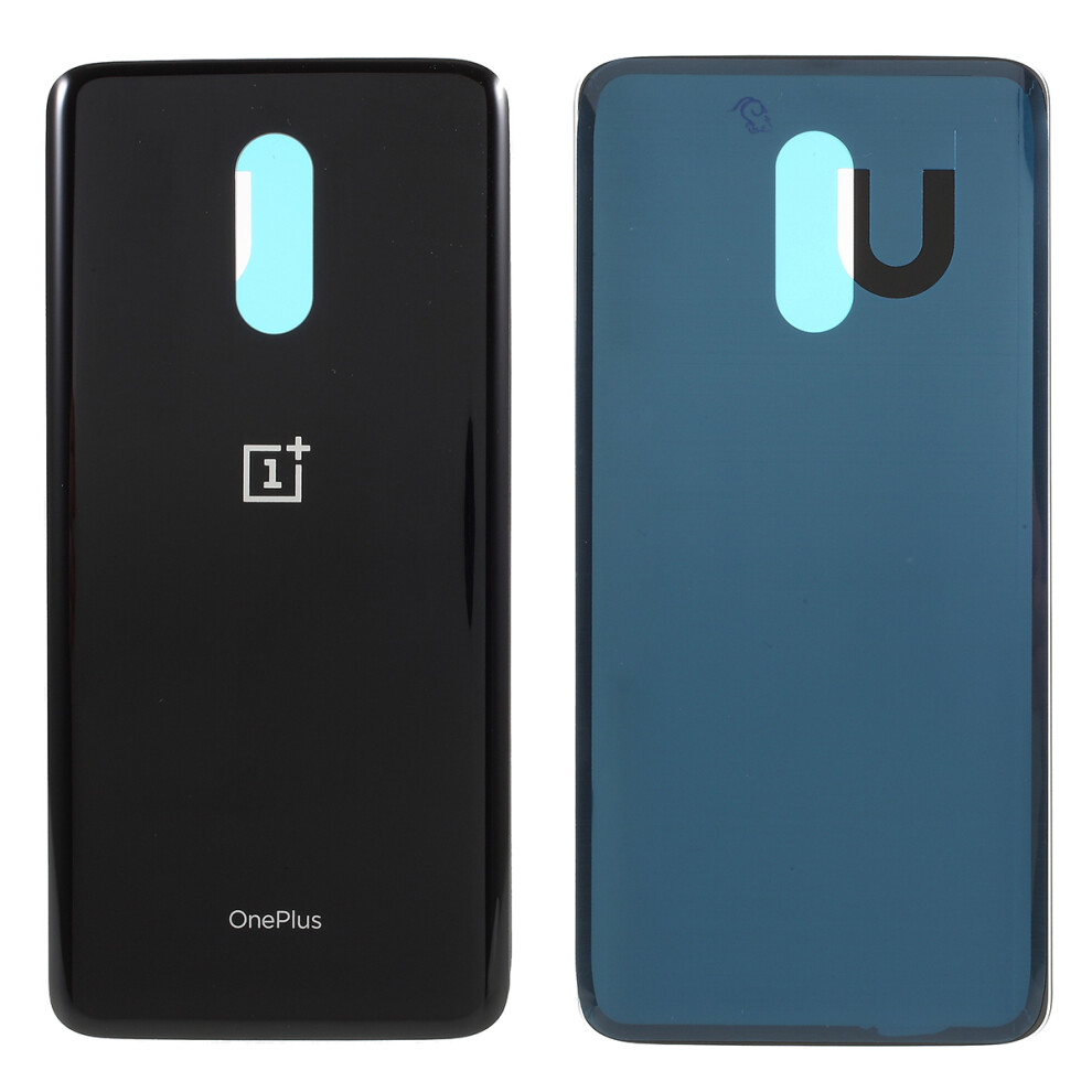 (Black) For Oneplus 7 Battery Housing Cover With Adhesive Sticker Replacement Part Black 6914277921361