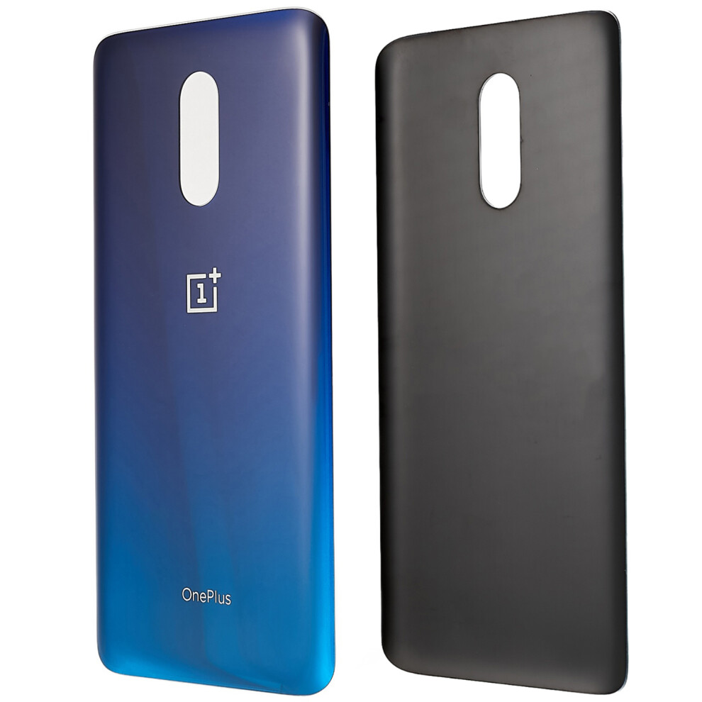 (Blue) For Oneplus 7 Battery Housing Cover With Adhesive Sticker Replacement Part Blue 6914270016774