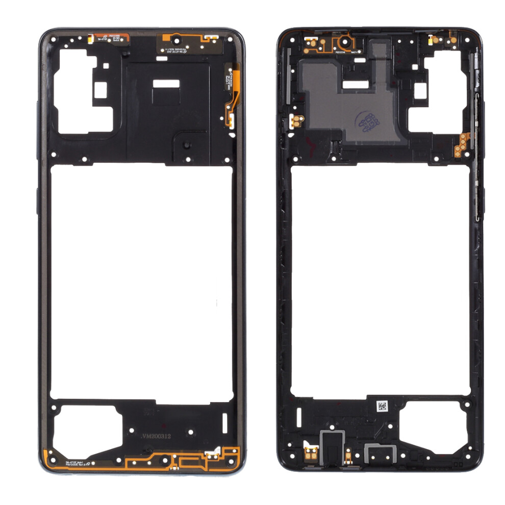 (Black) Oem Middle Plate Frame For Samsung Galaxy A71 4G Sm-A715 Black 6914271482431
