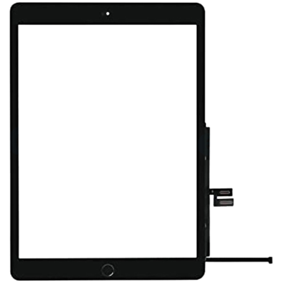 (Black) For Ipad 10.2 (2021) Grade C Digitizer Touch Screen Glass With Home Button Replacement Part (Without Logo) Black 6914278034350