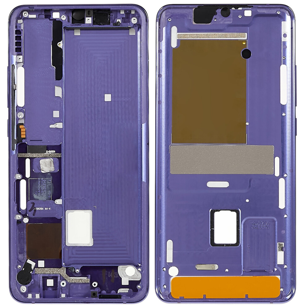 (Purple) For Xiaomi Mi Cc9 Pro/Mi Note 10/Mi Note 10 Pro Oem Front Housing Frame Replacement Part (A Side) (Without Logo) Purple 6914270055360