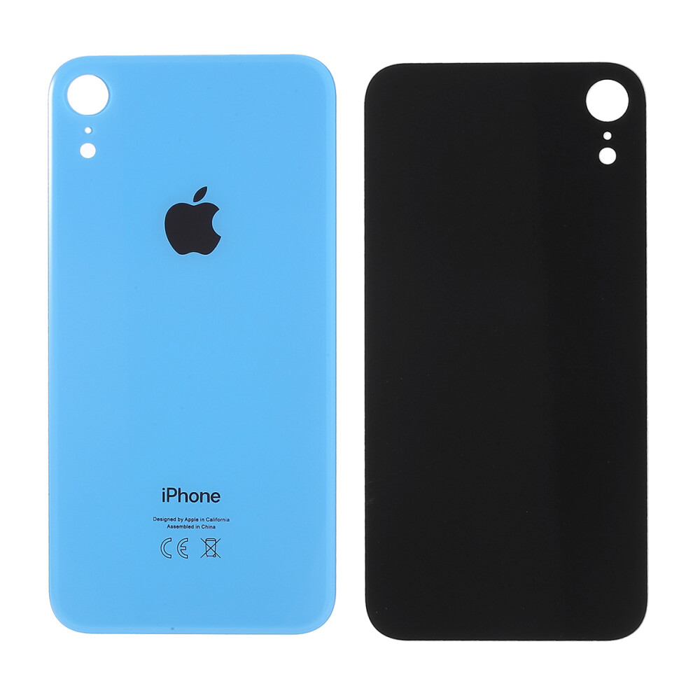(Baby ) For Apple Iphone Xr 6.1 Inch Glass Back Battery Housing Cover (Eu Version,Non-Oem But High Quality) Blue 6914277125790