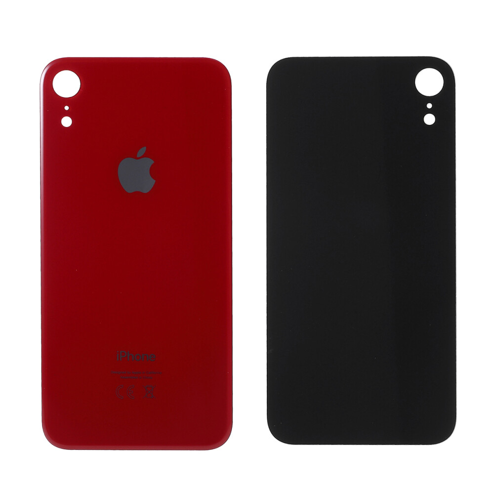 (Red) For Apple Iphone Xr 6.1 Inch Glass Back Battery Housing Cover (Eu Version,Non-Oem But High Quality) Red 6914276037087