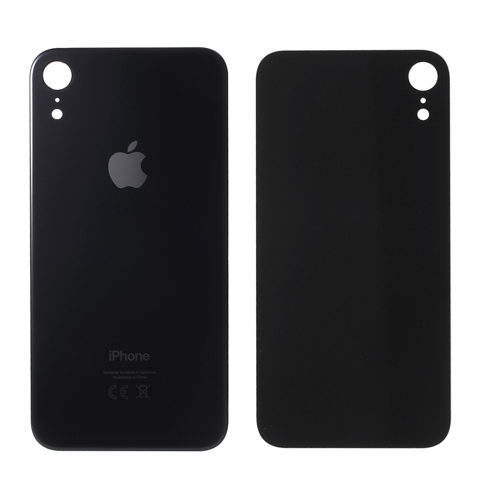 (Black) For Apple Iphone Xr 6.1 Inch Glass Back Battery Housing Cover (Eu Version,Non-Oem But High Quality) Black 6914271376518