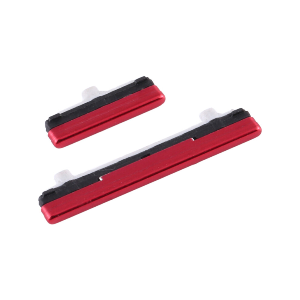 (Red) For Samsung Galaxy Note 10 4G Sm-N970 2Pcs/Set Oem Power On/Off And Volume Side Buttons (Without Logo) Red 6914277967468