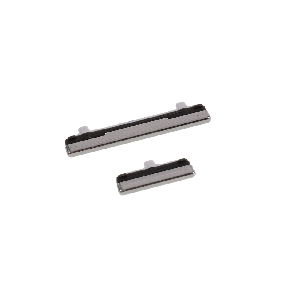 (Silver) For Samsung Galaxy Note 10 4G Sm-N970 2Pcs/Set Oem Power On/Off And Volume Side Buttons (Without Logo) Silver 6914279894977
