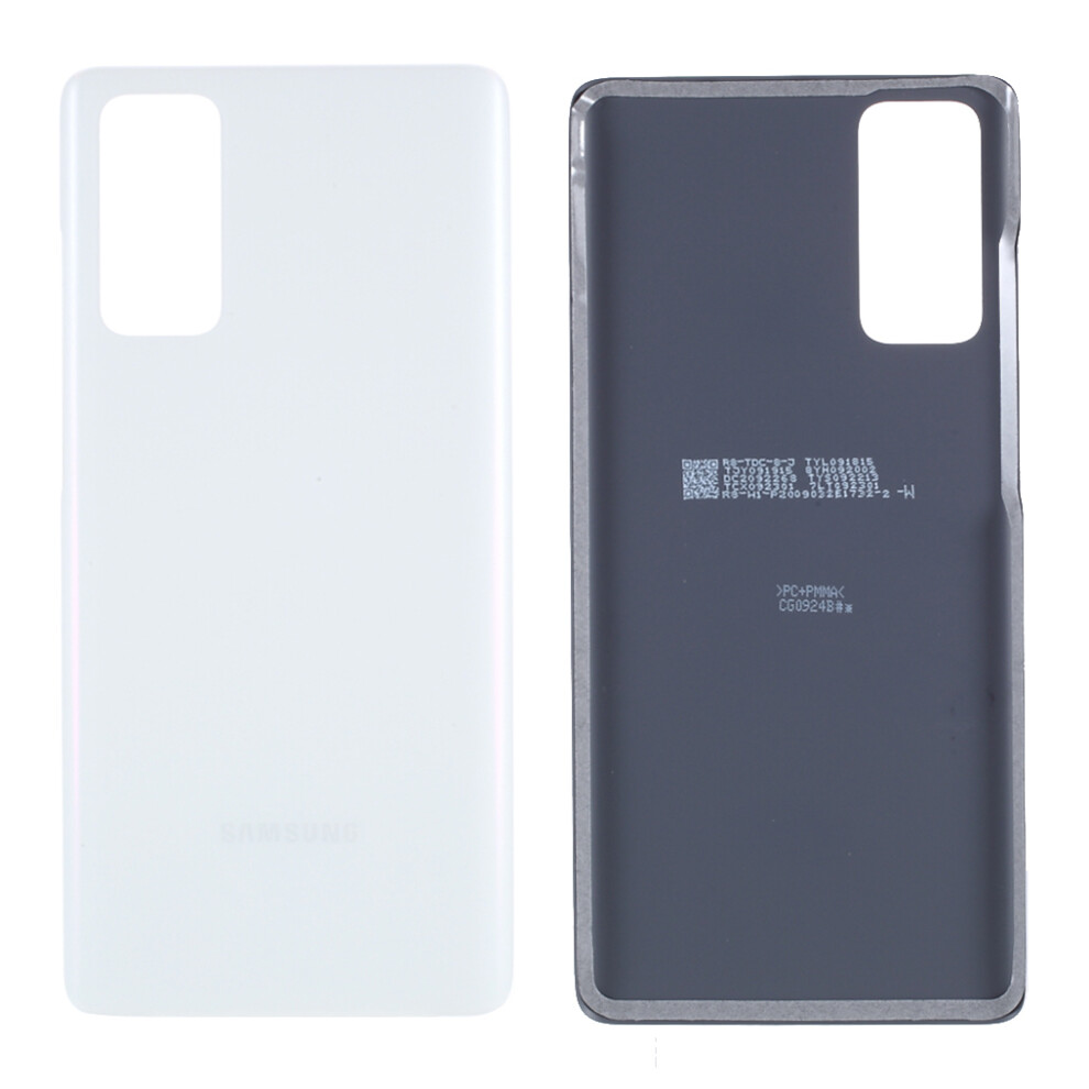 (White) For Samsung Galaxy S20 Fe/S20 Lite G780 G781 Oem Back Battery Housing Cover With Adhesive Sticker White 6914277767761