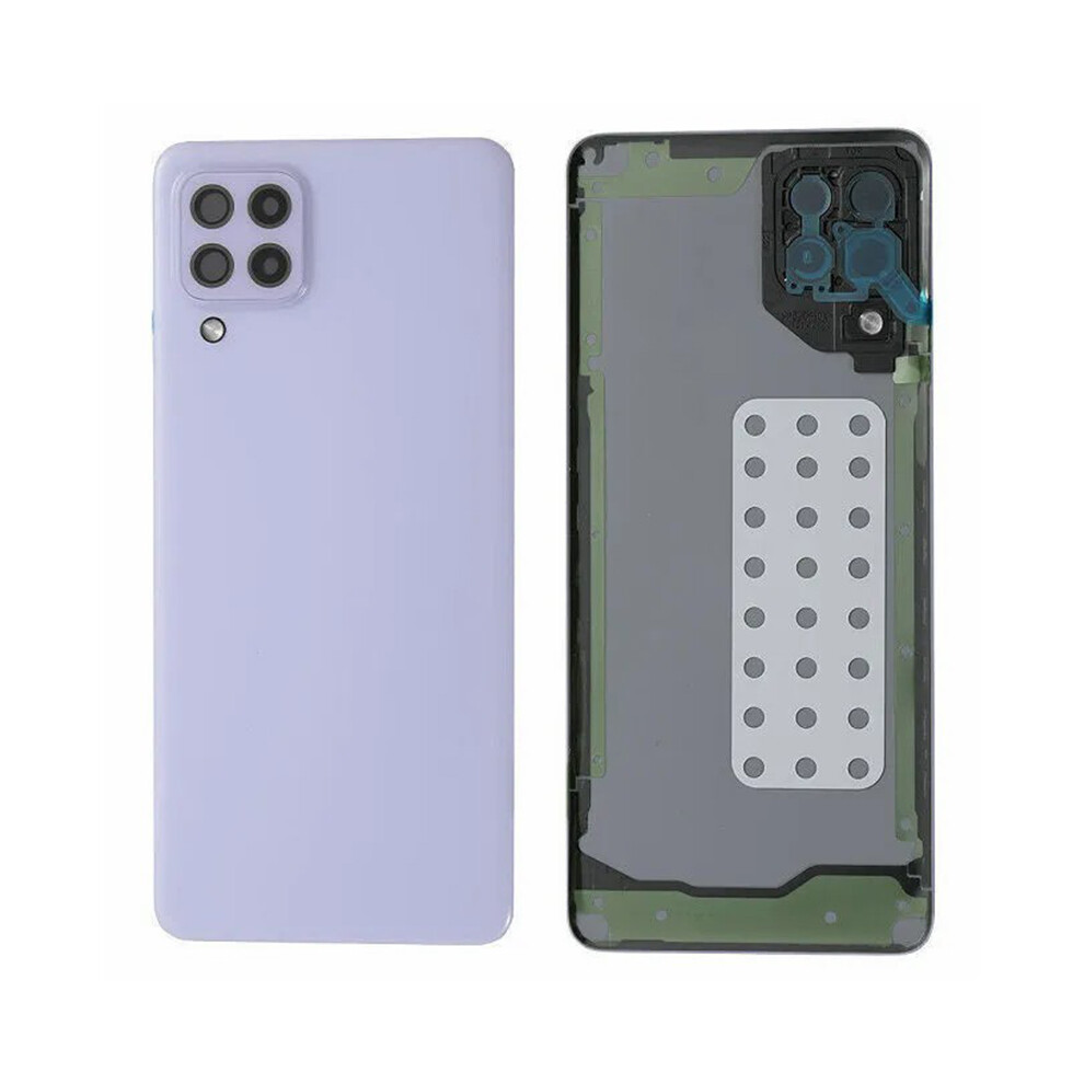 (Purple) For Samsung Galaxy A22 4G (Eu Version) A225 Oem Battery Housing With Adhesive Sticker+Camera Lens Cover Purple 6914271993333
