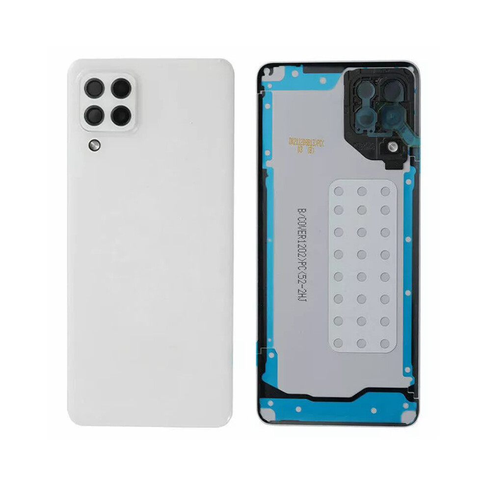 (White) For Samsung Galaxy A22 4G (Eu Version) A225 Oem Battery Housing With Adhesive Sticker+Camera Lens Cover White 6914272540604