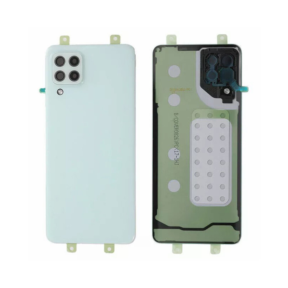 (Green) For Samsung Galaxy A22 4G (Eu Version) A225 Oem Battery Housing With Adhesive Sticker+Camera Lens Cover Green 6914270869554