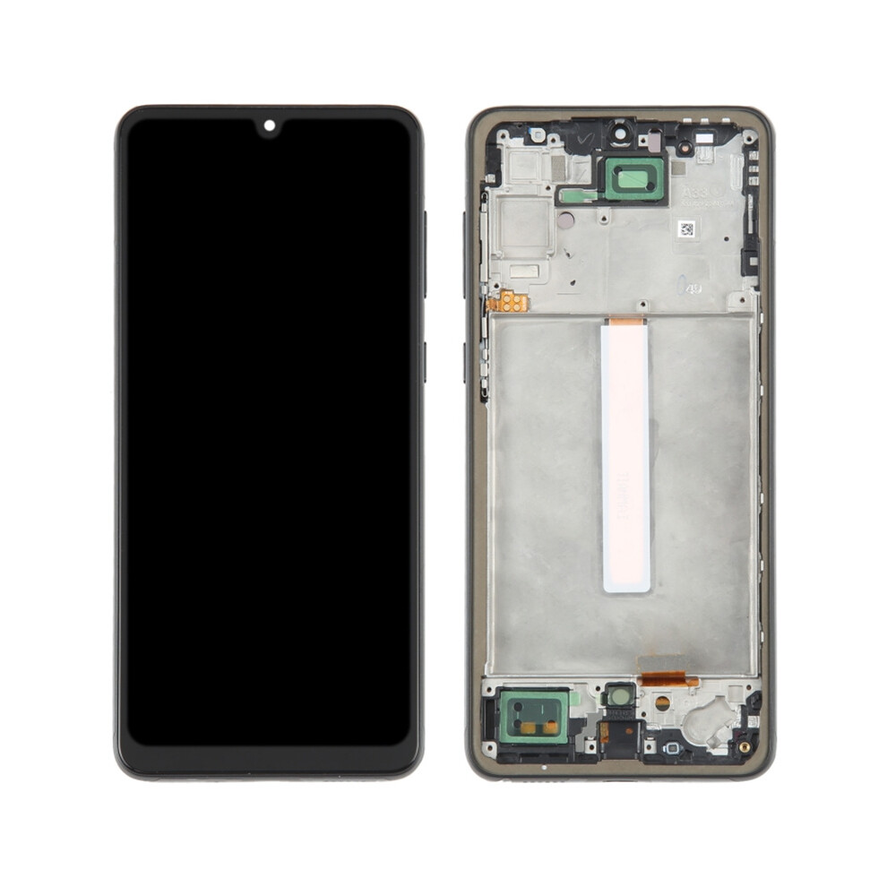 (Black) For Samsung Galaxy A33 5G A336 Grade C Oled Screen And Digitizer Assembly+Frame Part (Without Logo) Black 6914278471254