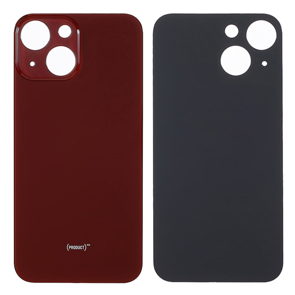 (Red) For Iphone 13 6.1 Inch (Without Logo) Battery Housing Cover Repair Part (Big Hole) Red 6914277081621