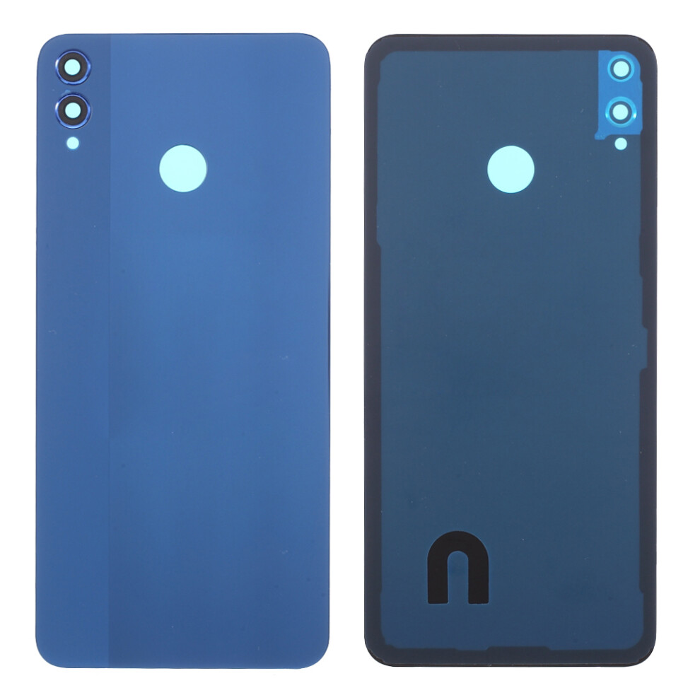 (Blue) Battery Housing Back Cover With Camera Ring Lens Cover Replacement (Without Logo) For Huawei Honor 8X Blue 6914271560719