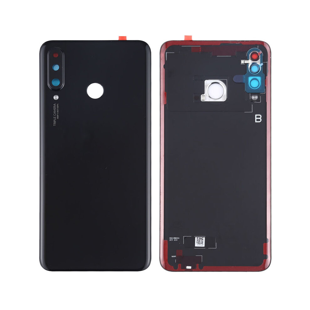 (Black) For Huawei P30 Lite (48Mp) Battery Housing With Adhesive Sticker+Camera Lens Cover Black 6914275024446