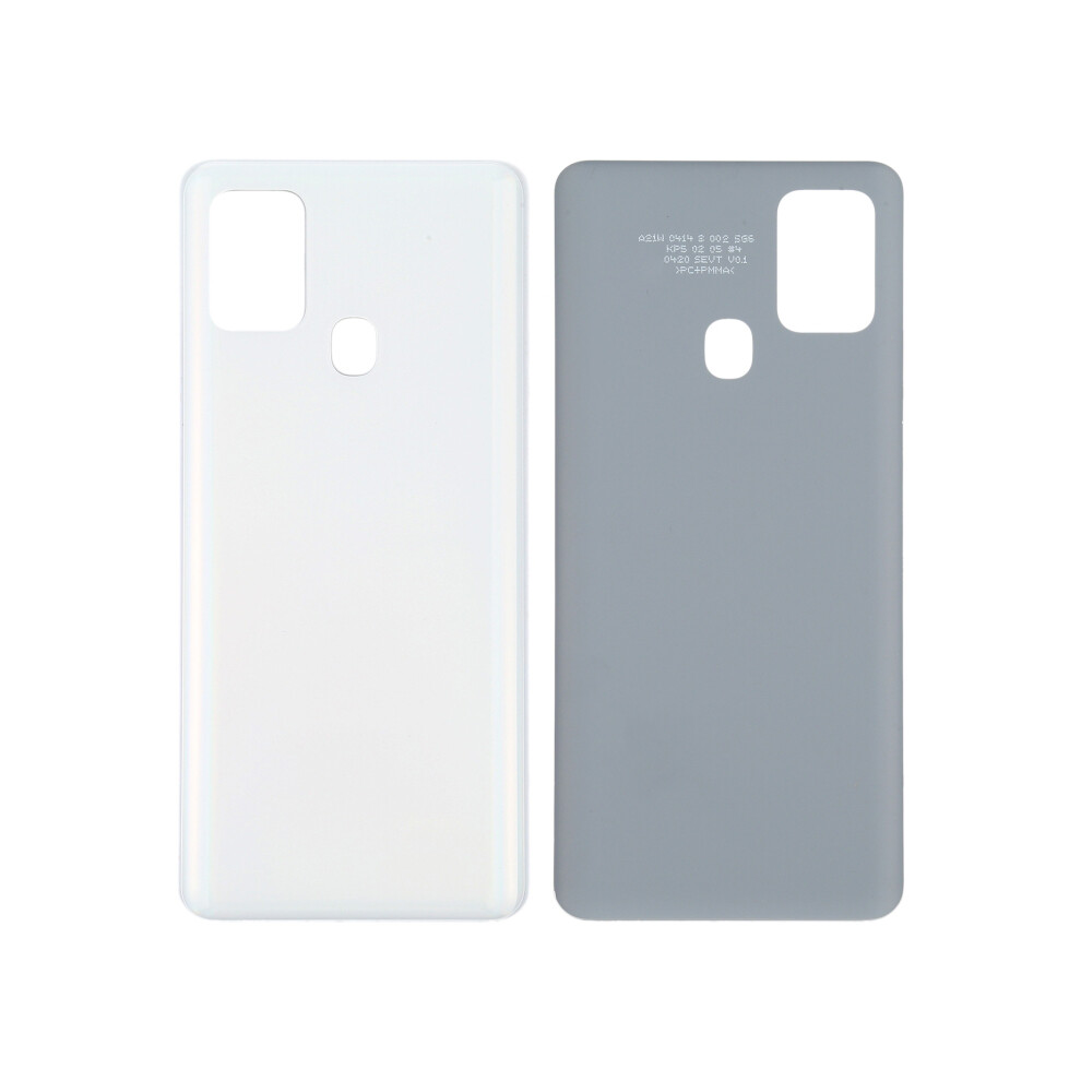 (White) For Samsung Galaxy A21s A217 Oem Battery Back Cover Without Adhesive Sticker White 6914273287492