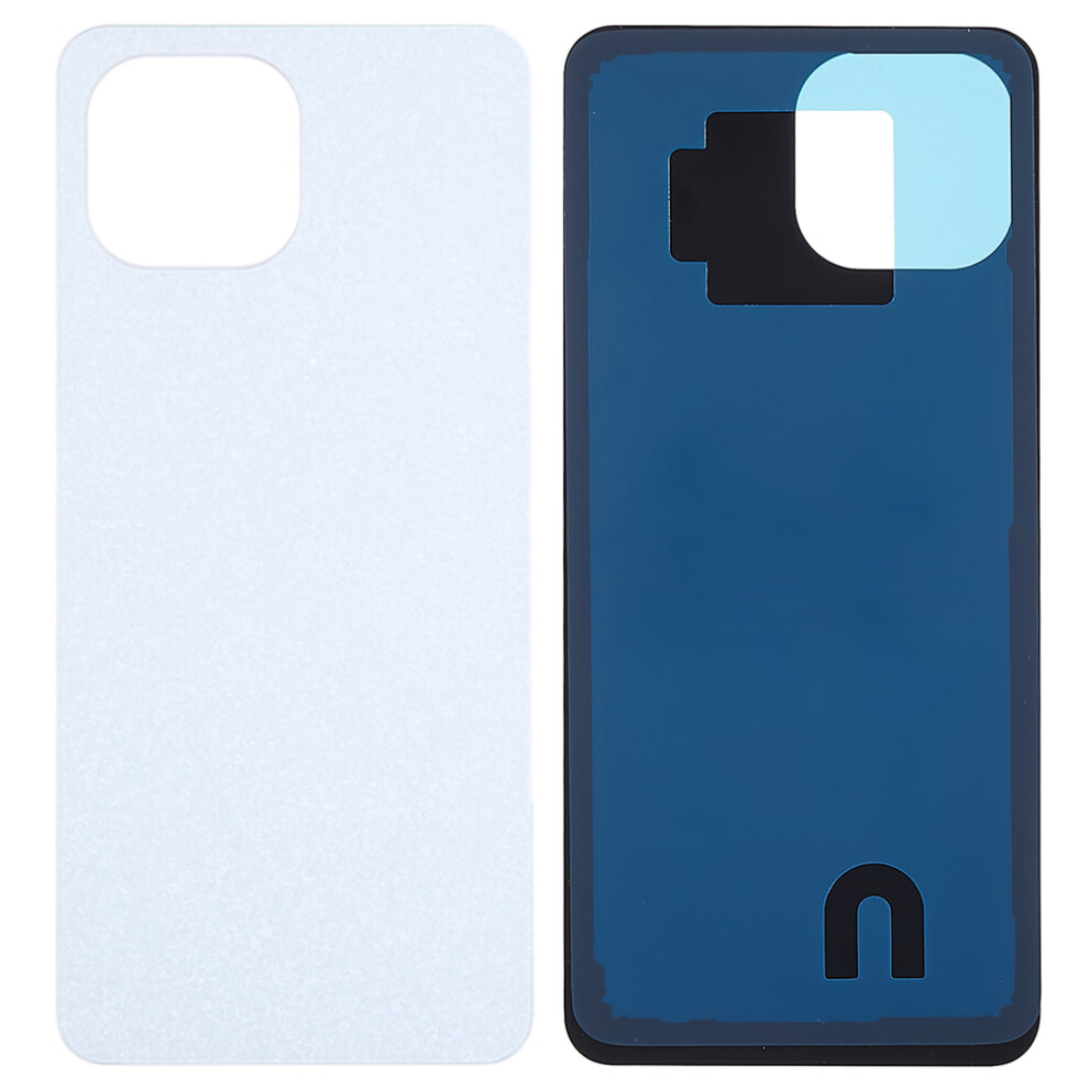(White) For Xiaomi Mi 11 Lite 5G Back Battery Housing Cover Replacement Part White 6914276586943