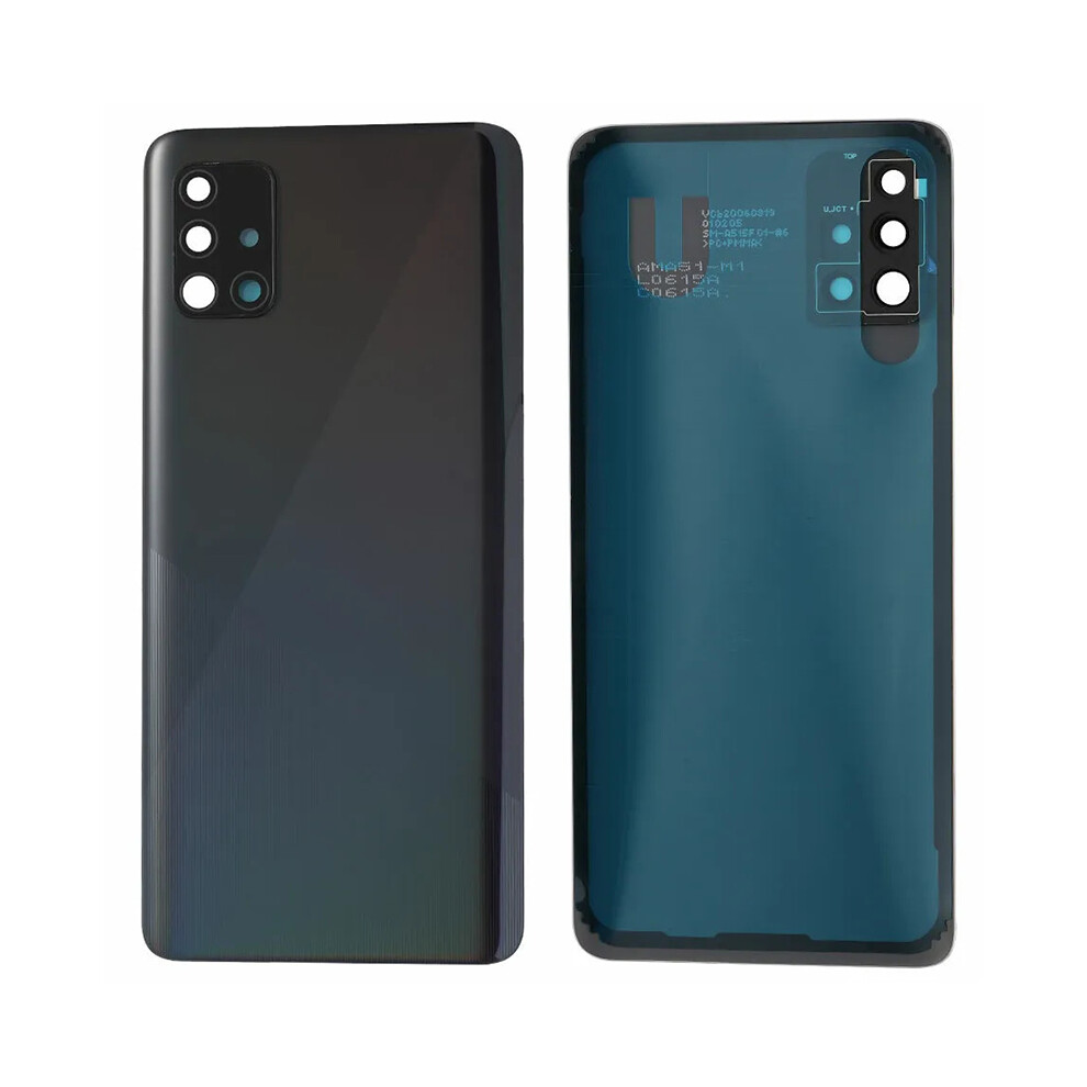 (Black) For Samsung Galaxy A51 4G Sm-A515 Battery Housing With Camera Lens Cover Black 6914277633981
