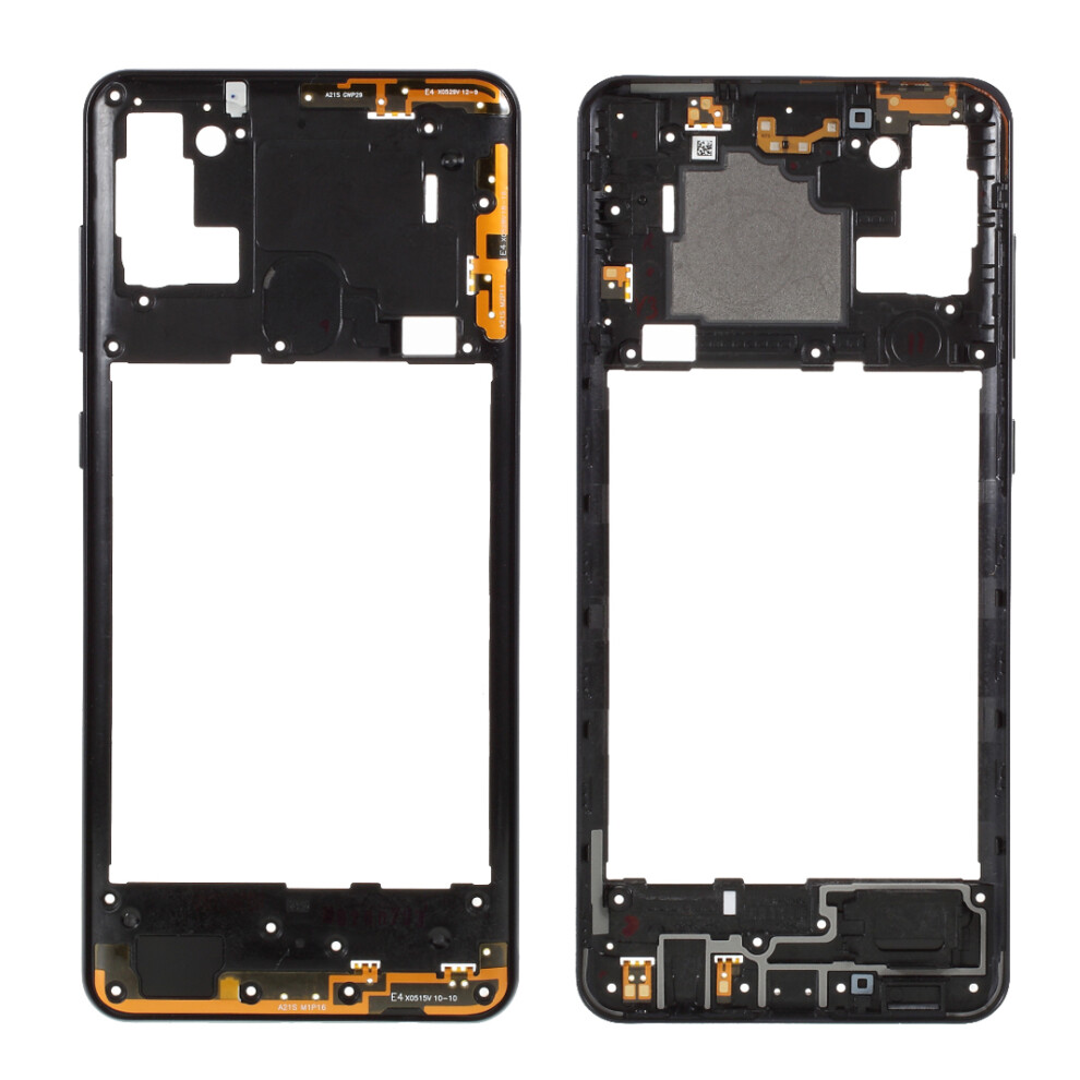(Black) Oem Middle Plate Frame Repair Part For Samsung Galaxy A21s A217 Black 6914277749828