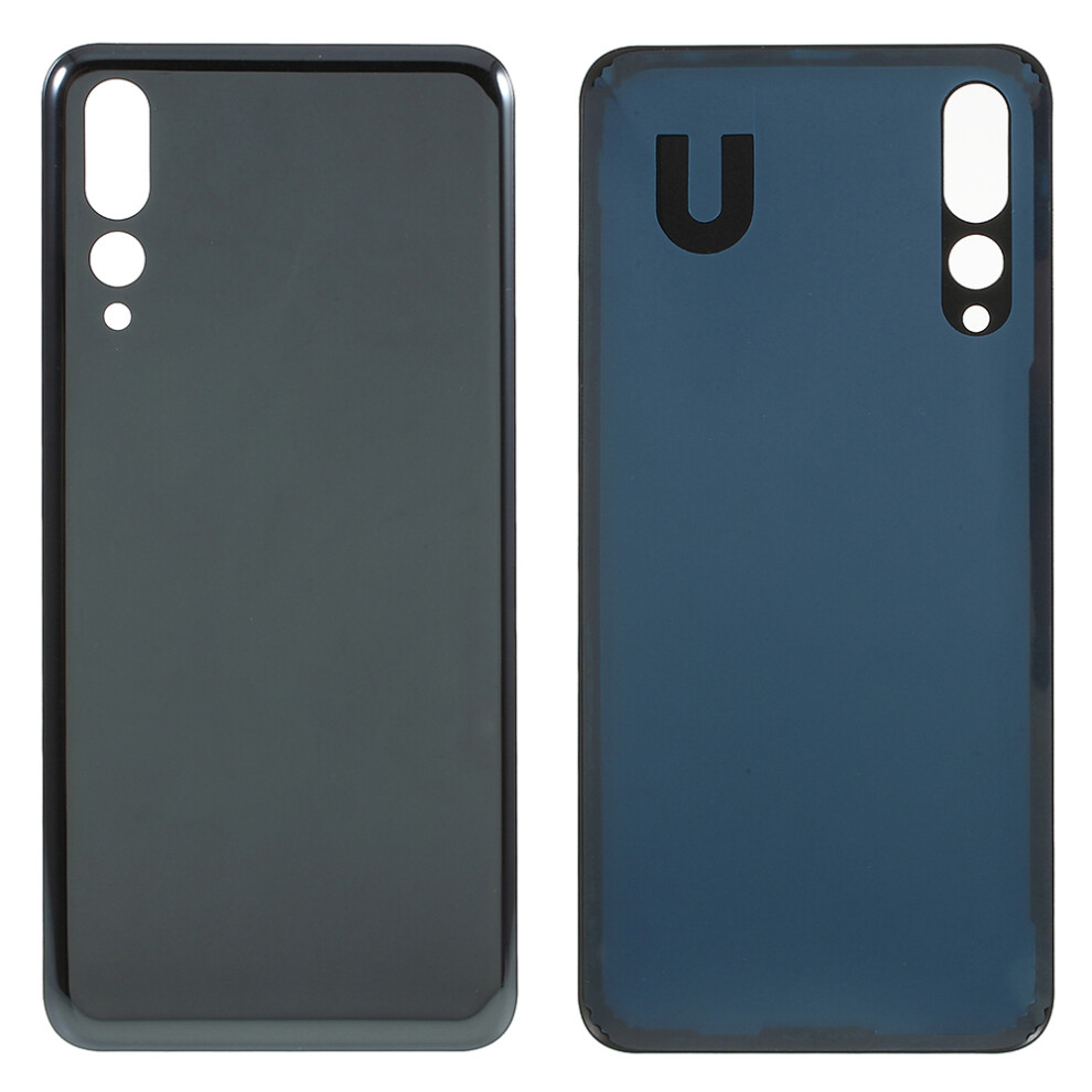 (Black) For Huawei P20 Pro Back Battery Housing Cover Replacement (Without Logo) Black 6914275308515
