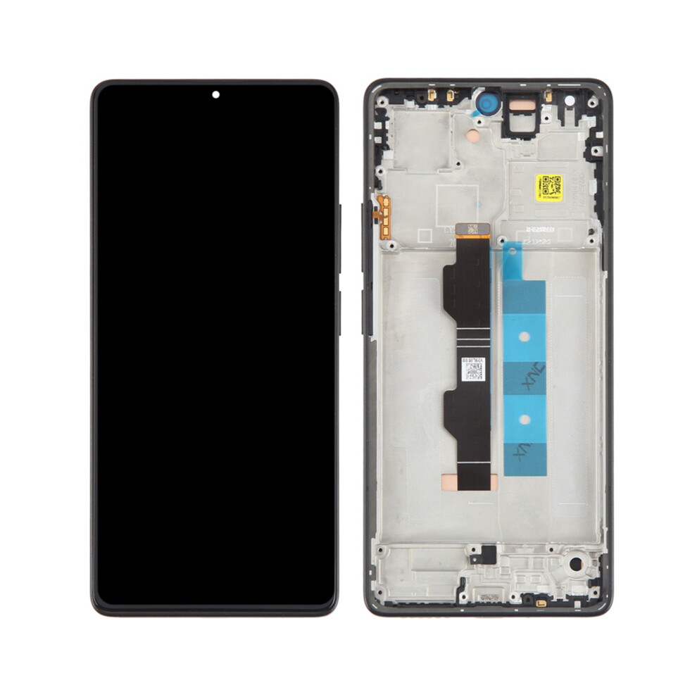 (Black) For Xiaomi Redmi Note 13 Pro 4G/Poco M6 Pro 4G Oem Grade S Amoled Screen And Digitizer Assembly+Frame (Without Logo) Black 6914272932133
