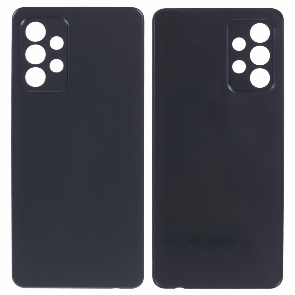 (Black) For Samsung Galaxy A52s 5G A528/A52 5G A526/A52 4G A525 Back Battery Housing Cover Replacement (Without Logo) Black 6914270871700