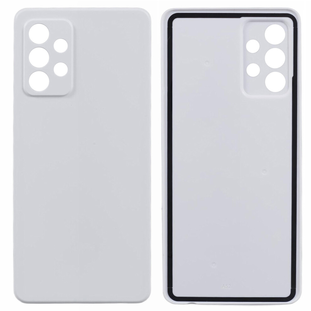 (White) For Samsung Galaxy A52s 5G A528/A52 5G A526/A52 4G A525 Back Battery Housing Cover Replacement (Without Logo) White 6914270839922