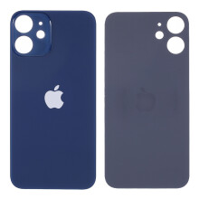 (Blue) For iPhone 12 Battery Housing Cover Repair Part (Big Hole)