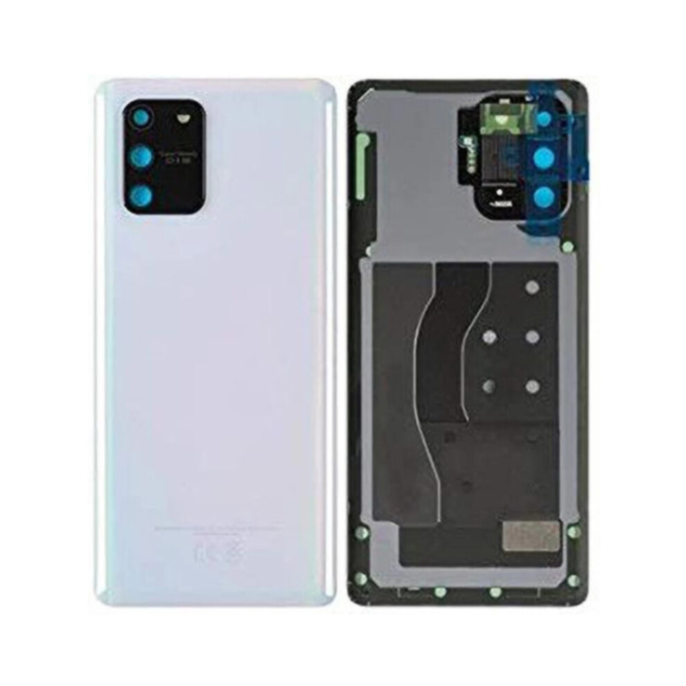 (White) For Samsung Galaxy S10 Lite 4G G770 Battery Housing With Adhesive Sticker+Camera Lens Cover White 6914277252656