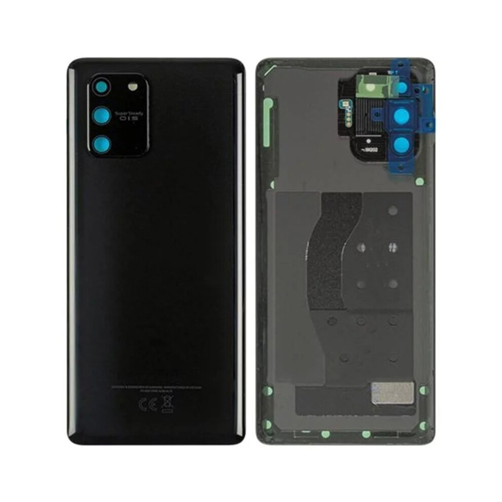(Black) For Samsung Galaxy S10 Lite 4G G770 Battery Housing With Adhesive Sticker+Camera Lens Cover Black 6914277938970