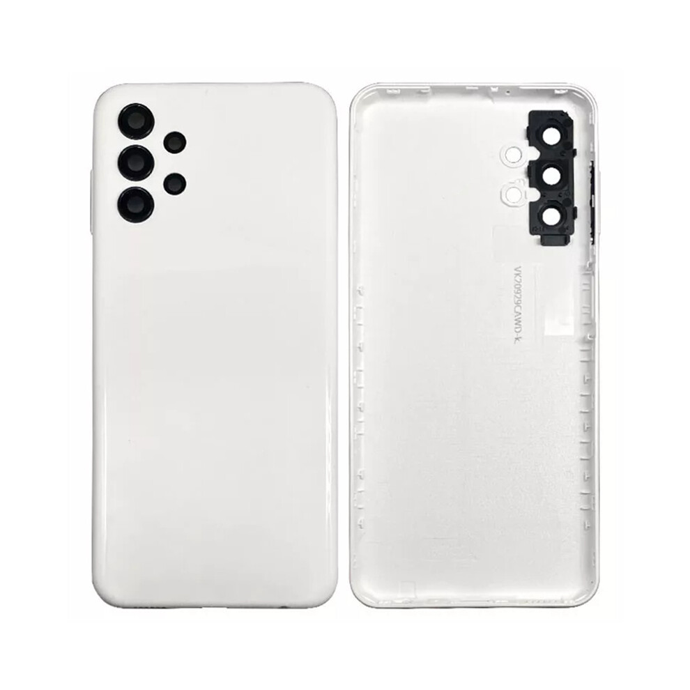 (White) For Samsung Galaxy A13 4G A135 Battery Housing With Camera Lens Cover (Without Logo) White 6914273826646