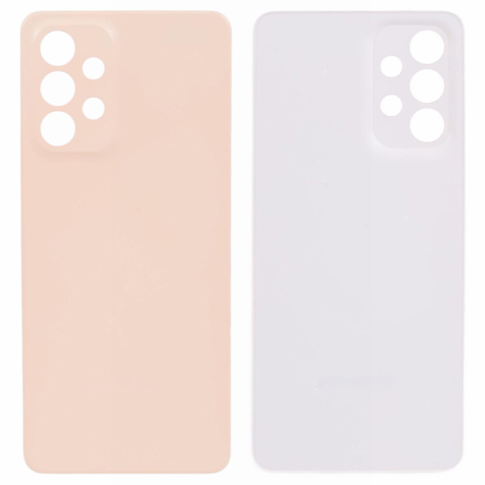 (Pink) For Samsung Galaxy A33 5G A336 Back Battery Housing Cover Replacement (Without Logo) Pink 6914275649472