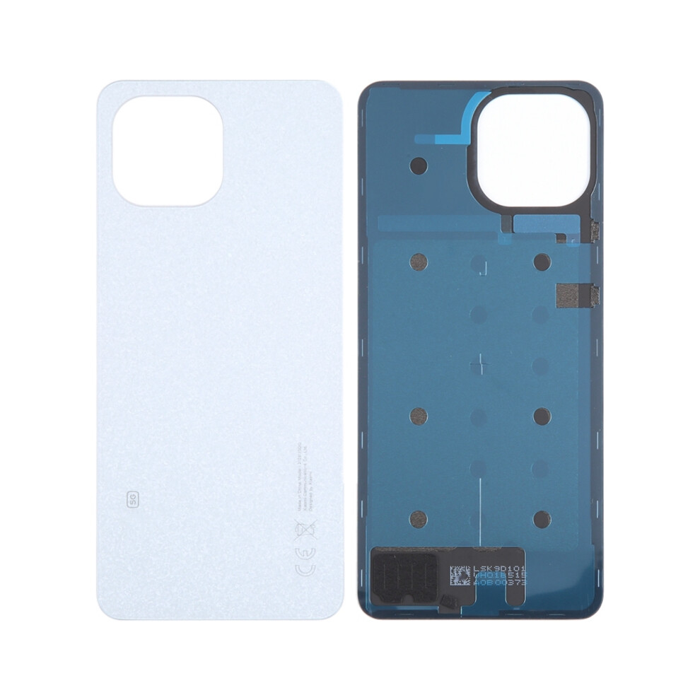 (White) For Xiaomi Mi 11 Lite 5G Oem Battery Door Cover Replacement Part White 6914278652530