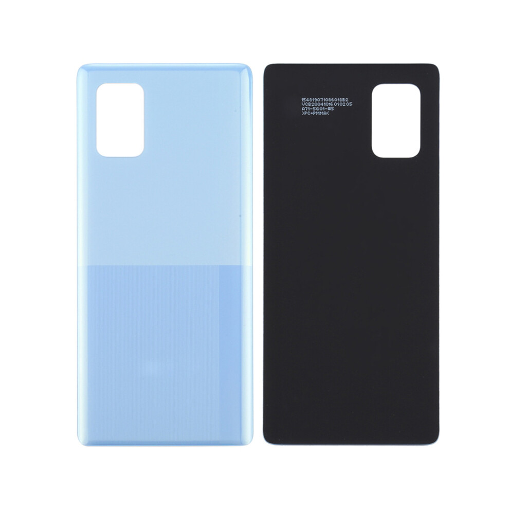 (Blue) For Samsung Galaxy A71 5G Sm-A716 Back Battery Housing Cover Replacement Part (Without Logo) Blue 6914279426550