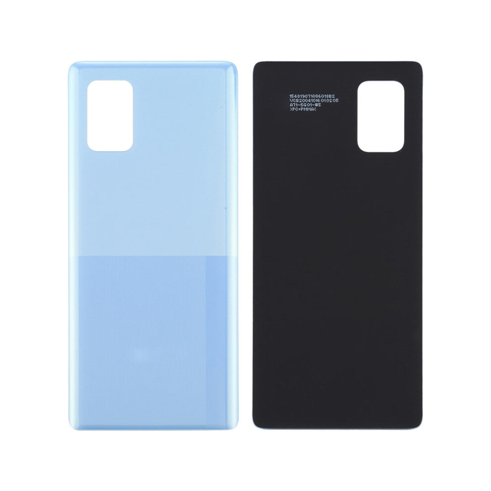 (Blue) For Samsung Galaxy A51 5G Sm-A516 Back Battery Housing Cover Replacement Part (Without Logo) Blue 6914274887141