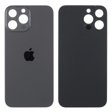 (Black) For iPhone 13 Pro Max 6.7 inch Battery Housing Cover Repair Part (Camera Lens Ring Hole Standard Version)