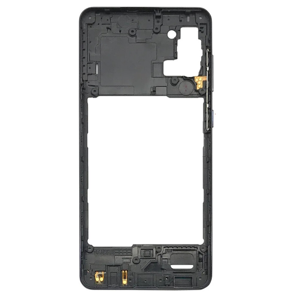 (Black) For Samsung Galaxy A31 A315 Oem Middle Plate Frame Replacement (Without Logo) Black 6914279512369