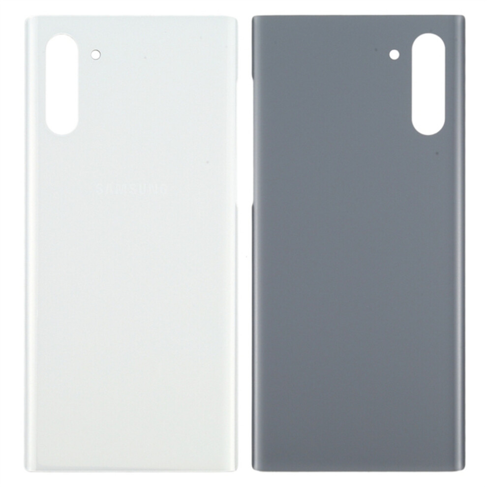(White) For Samsung Galaxy Note 10 4G N970/Note 10 5G N971 Battery Housing Cover With Adhesive Sticker (Without Logo) White 6914270706361