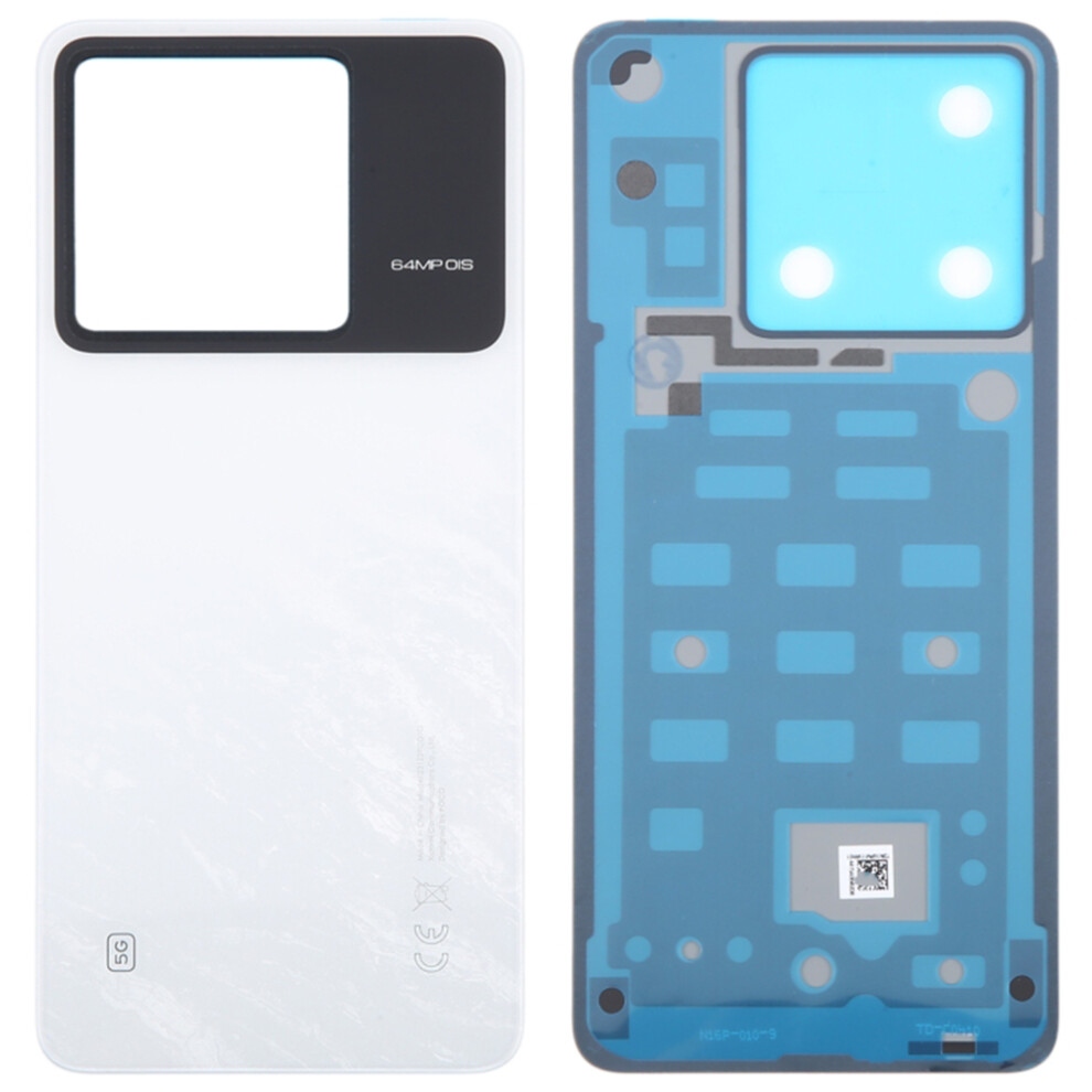 (White) For Xiaomi Poco X6 5G Back Battery Housing Cover Replacement White 6914273883977