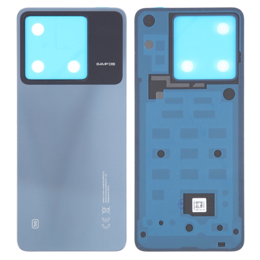 (Blue) For Xiaomi Poco X6 5G Back Battery Housing Cover Replacement Blue 6914279409263