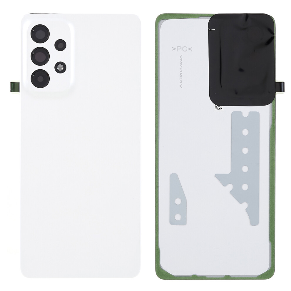 (White) For Samsung Galaxy A73 5G A736 Battery Housing With Adhesive Sticker+Camera Lens Cover (Without Logo) White 6914273489889