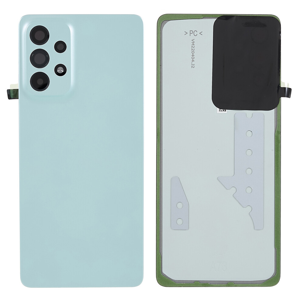 (Green) For Samsung Galaxy A73 5G A736 Battery Housing With Adhesive Sticker+Camera Lens Cover (Without Logo) Green 6914273095905