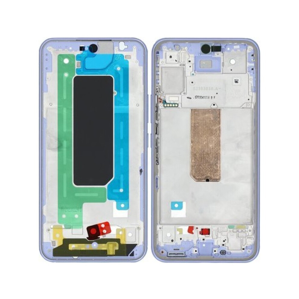 (Purple) For Samsung Galaxy A54 5G A546 Oem Middle Plate Frame Repair Part (Without Logo) Purple 6914277051457