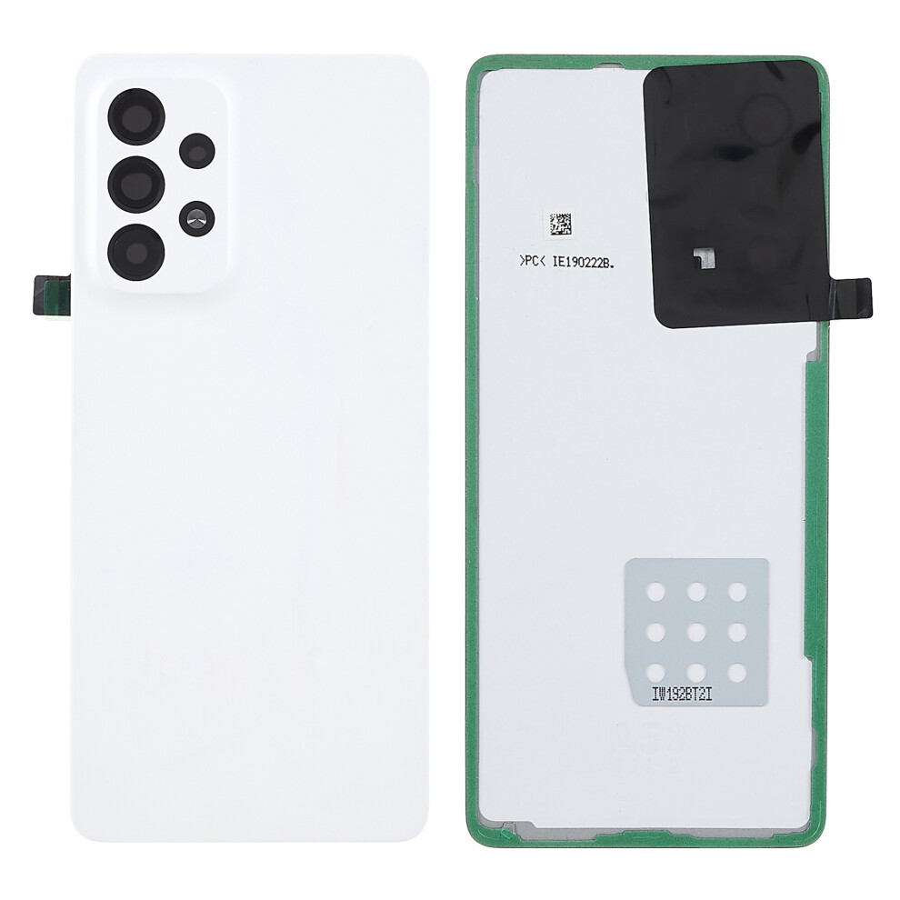 (White) For Samsung Galaxy A33 5G A336 Battery Housing With Adhesive Sticker+Camera Lens Cover (Without Logo) White 6914272750232