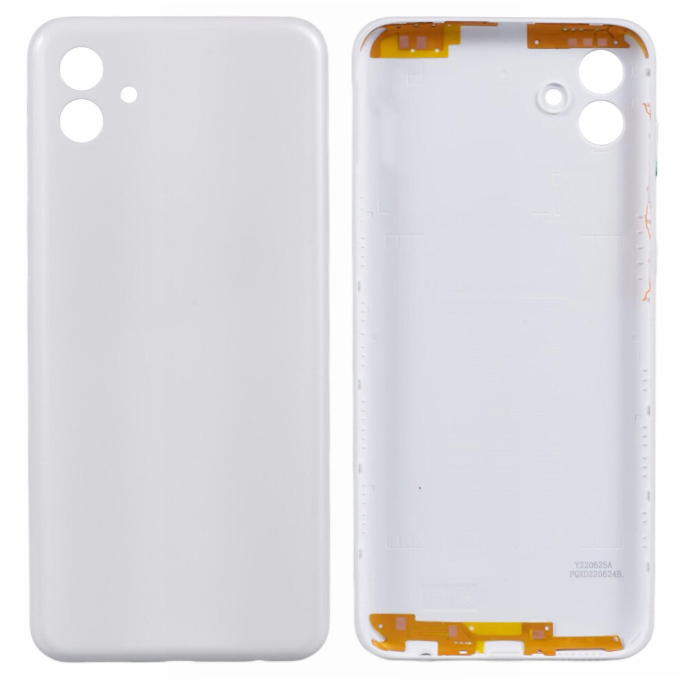 (White) For Samsung Galaxy A04 4G (164.4 X 76.3 X 9.1 Mm) A045 Back Battery Housing Cover Part (Without Logo) White 6914277378776