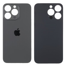 (Black) For iPhone 13 Pro 6.1 inch Battery Housing Cover Repair Part (Camera Lens Ring Hole Standard Version)