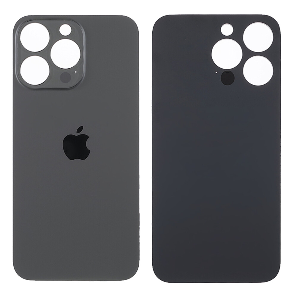 (Black) For iPhone 13 Pro 6.1 inch Battery Housing Cover Repair Part (Camera Lens Ring Hole Standard Version)